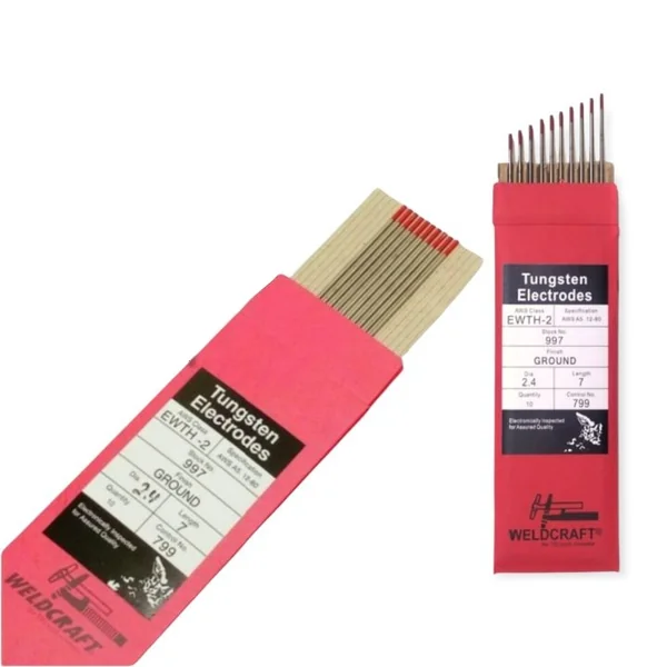 Tungsten ss 2.4mm — consumable las & bengkel